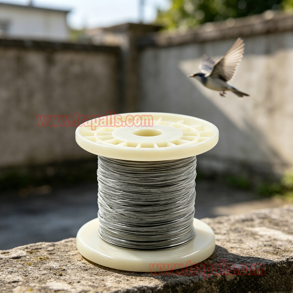 Outdoor Bird Control Barrier Stainless Steel Wire for Securing Bait Station Bird Deterrent Wire without Plastic Coating Bird Control - Image 14