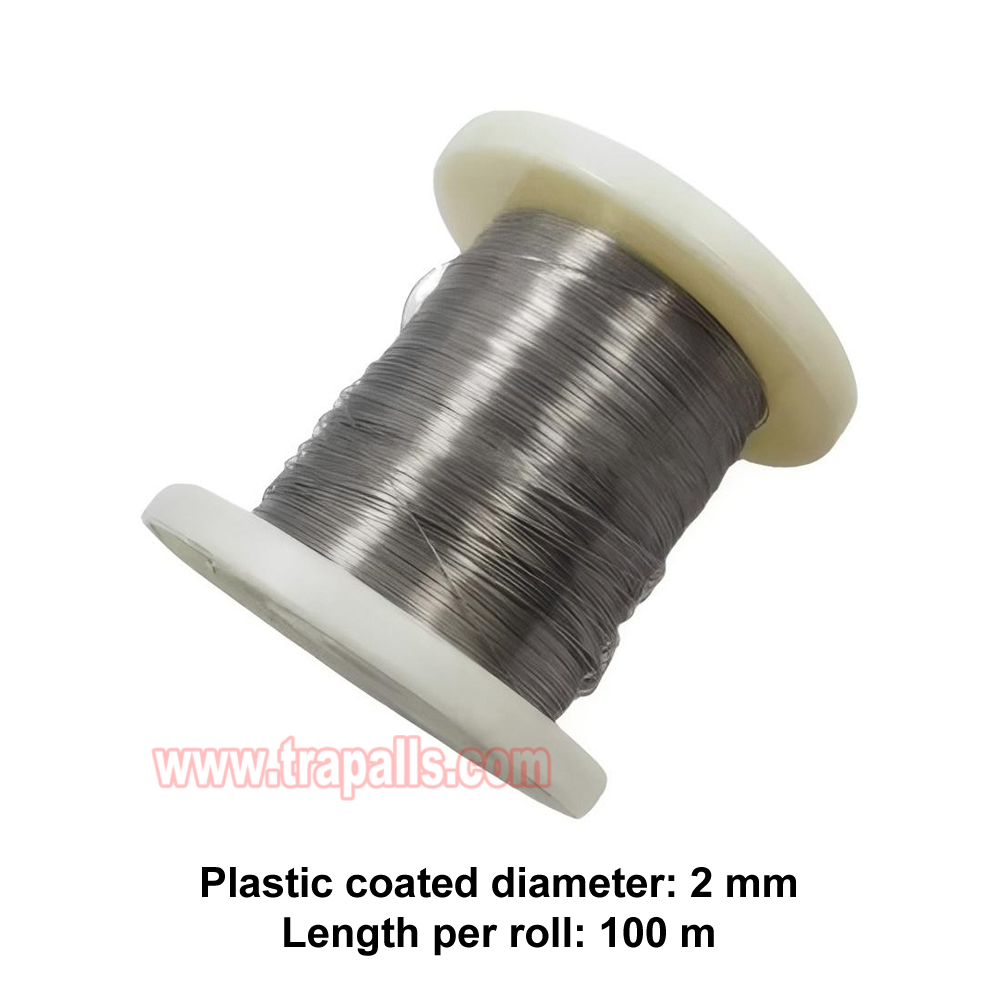 Outdoor Bird Control Barrier Stainless Steel Wire for Securing Bait Station Bird Deterrent Wire without Plastic Coating Bird Control - Image 3