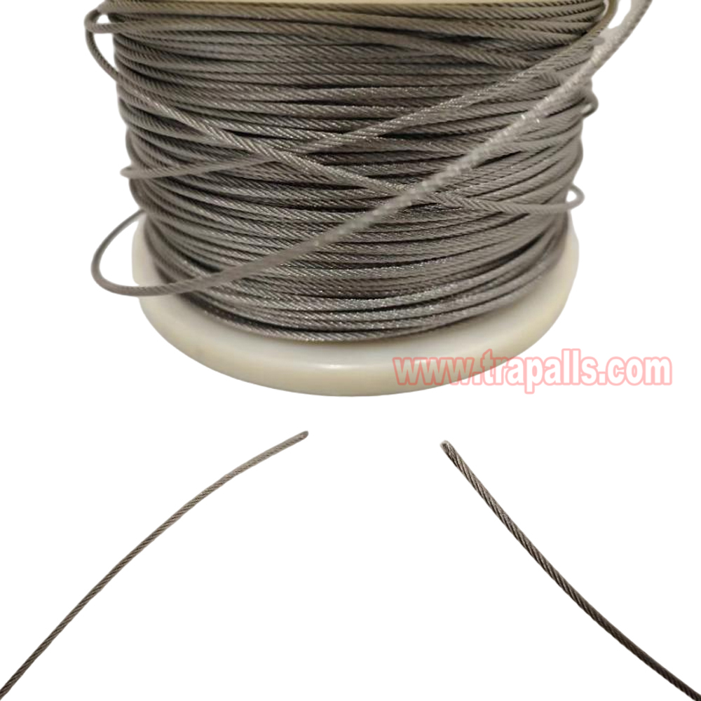 Outdoor Bird Control Barrier Stainless Steel Wire for Securing Bait Station Bird Deterrent Wire without Plastic Coating Bird Control - Image 5