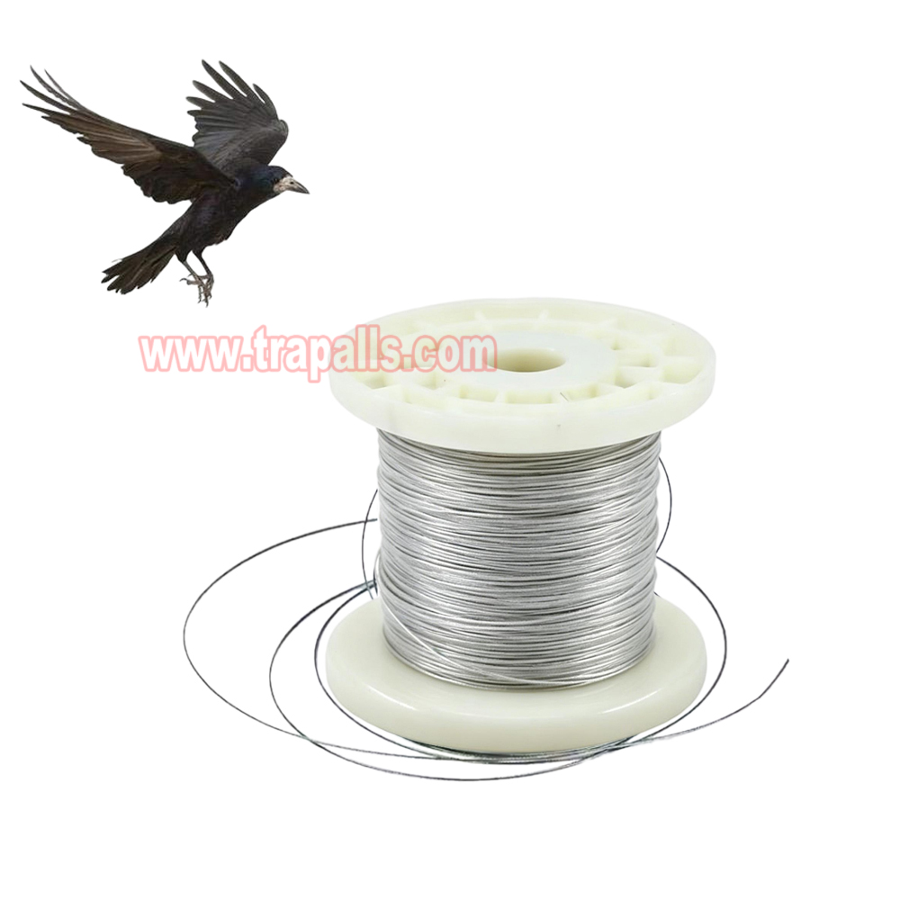 Outdoor Bird Control Barrier Stainless Steel Wire for Securing Bait Station Bird Deterrent Wire without Plastic Coating Bird Control - Image 8