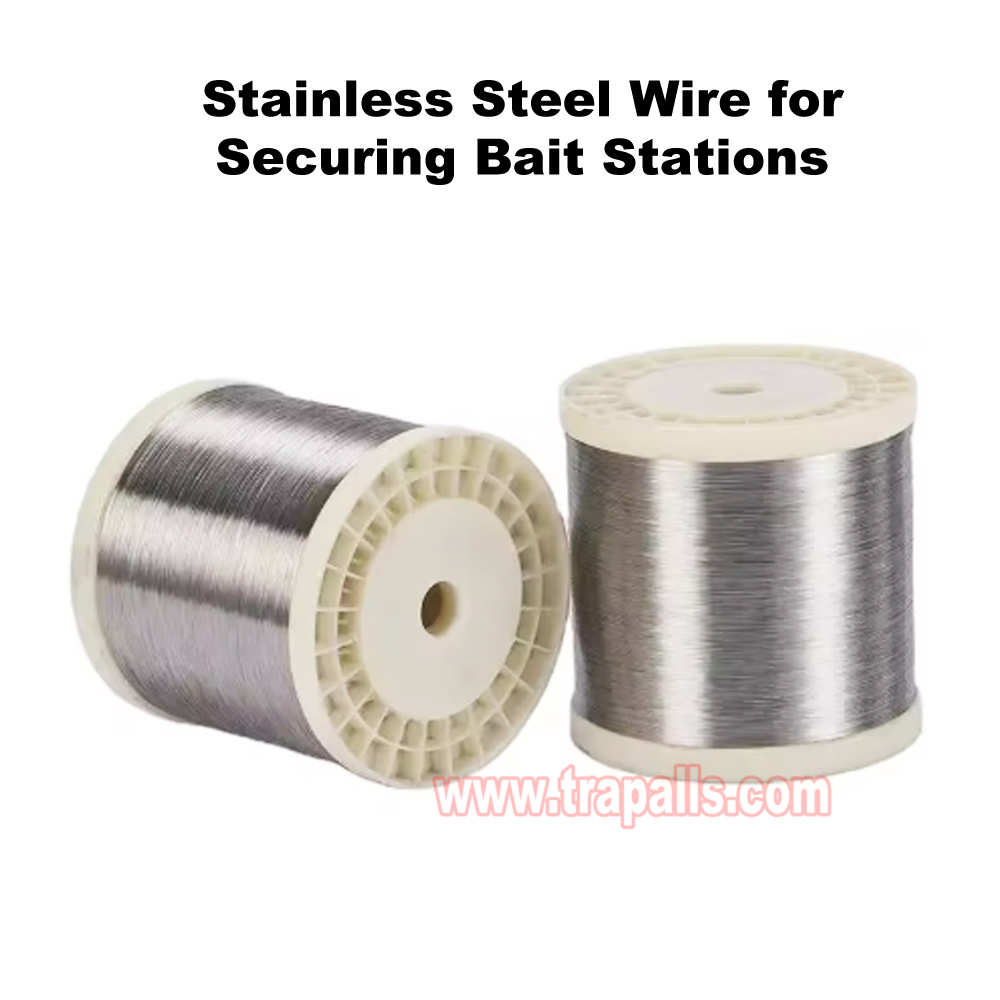 Outdoor Bird Control Barrier Stainless Steel Wire for Securing Bait Station Bird Deterrent Wire without Plastic Coating Bird Control - Image 10