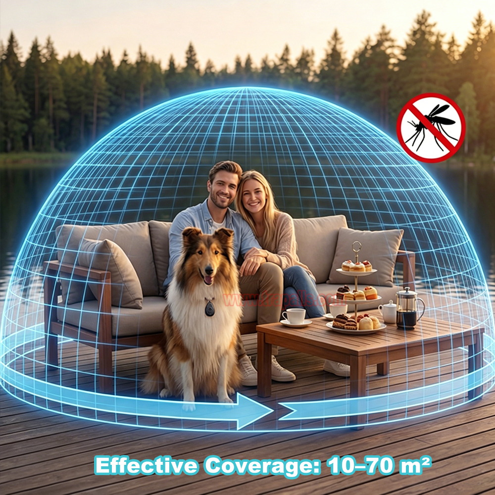 Outdoor Travel Portable Mosquito Flea Repellent for Dog Cat Human Ultrasonic Pest Repeller Ultrasonic Tick Repeller - Image 15