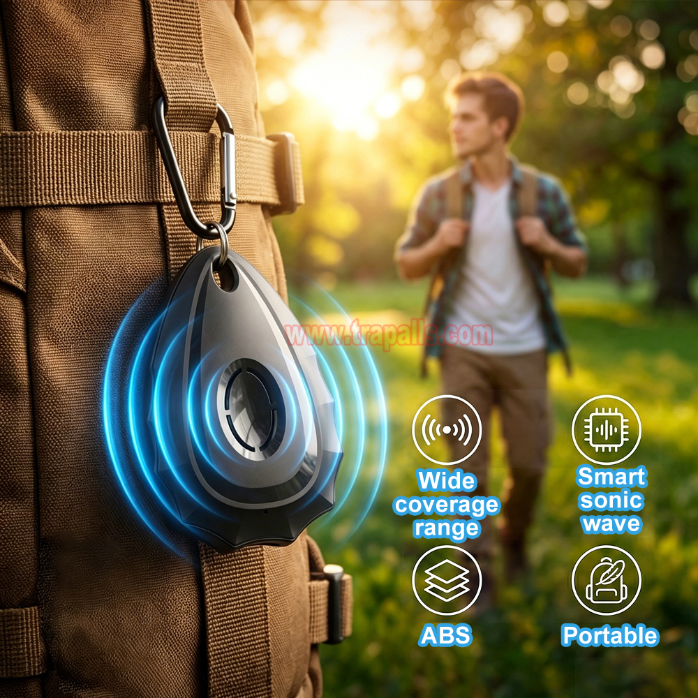 Outdoor Travel Portable Mosquito Flea Repellent for Dog Cat Human Ultrasonic Pest Repeller Ultrasonic Tick Repeller - Image 5