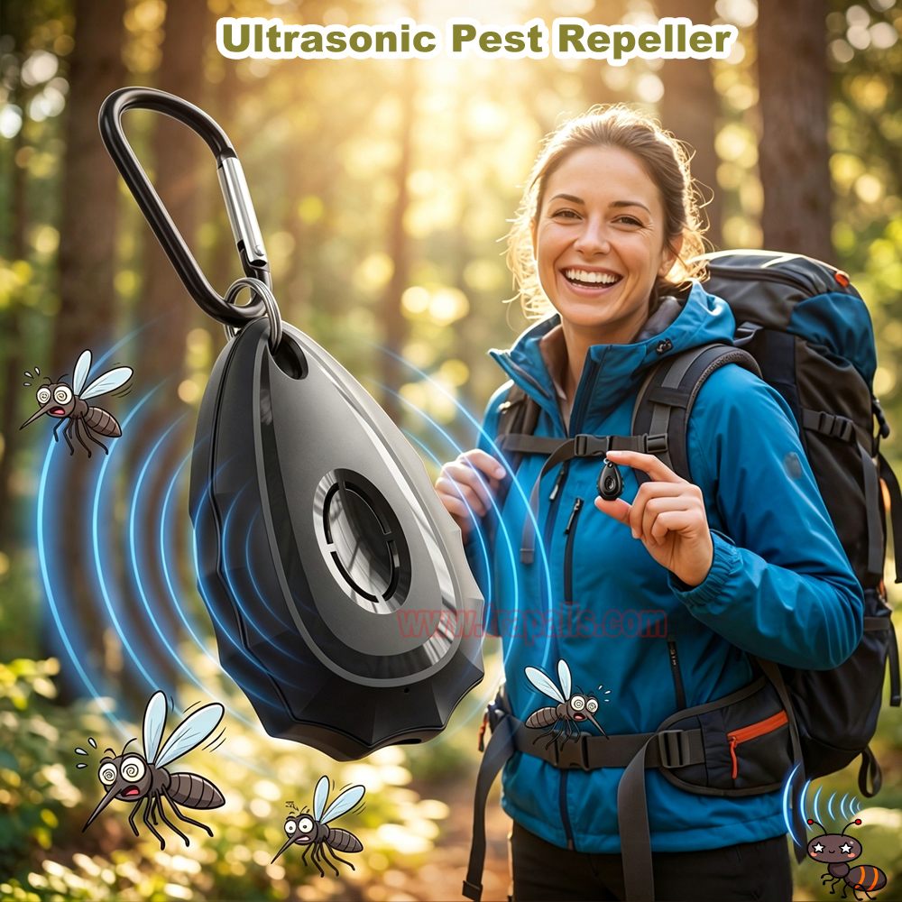 Outdoor Travel Portable Mosquito Flea Repellent for Dog Cat Human Ultrasonic Pest Repeller Ultrasonic Tick Repeller - Image 7