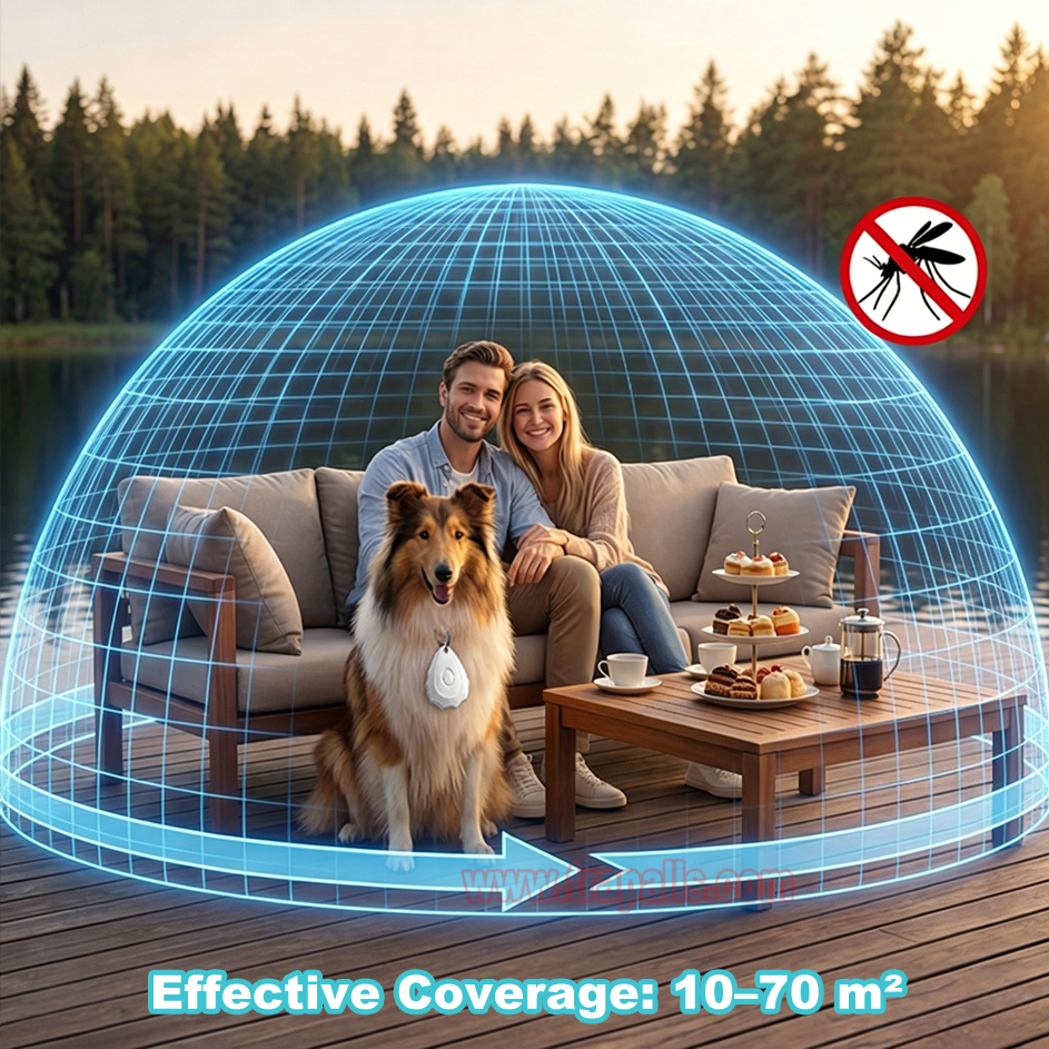 Outdoor Travel Portable Mosquito Flea Repellent for Dog Cat Human Ultrasonic Pest Repeller Ultrasonic Tick Repeller - Image 15