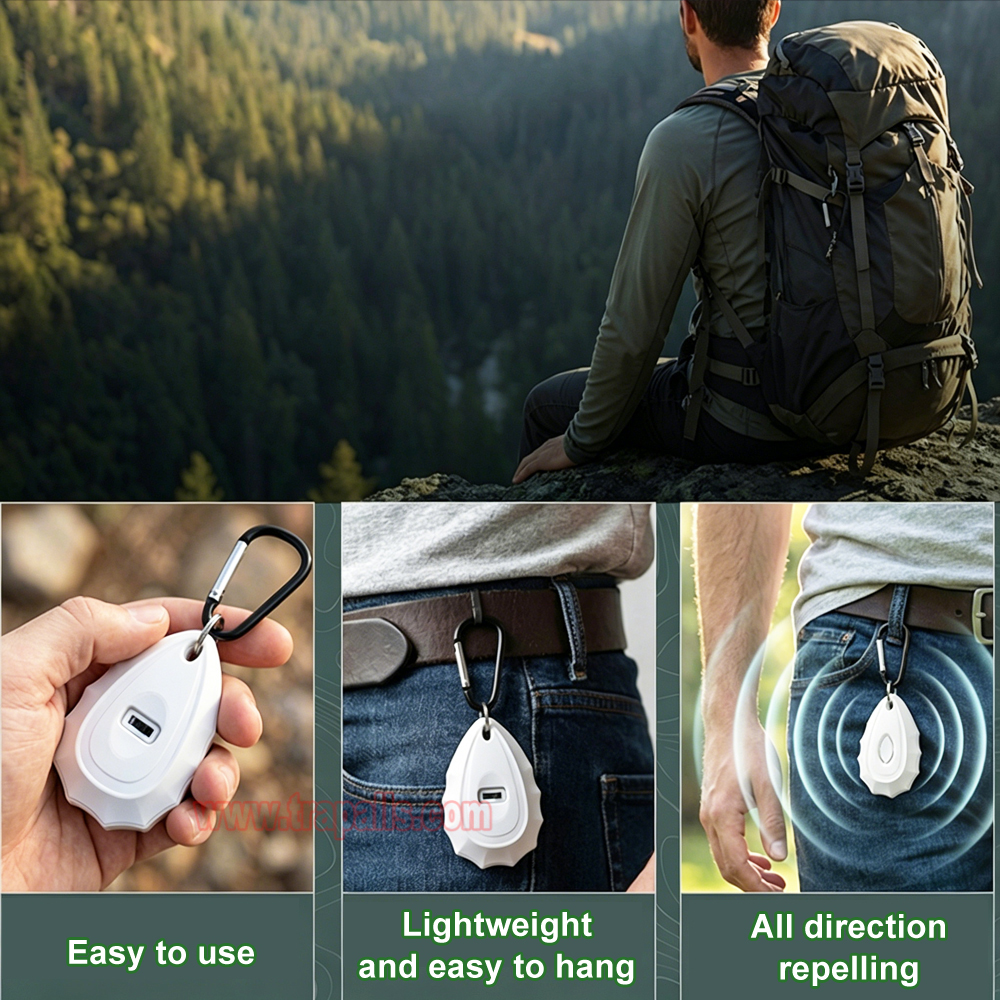 Outdoor Travel Portable Mosquito Flea Repellent for Dog Cat Human Ultrasonic Pest Repeller Ultrasonic Tick Repeller - Image 16