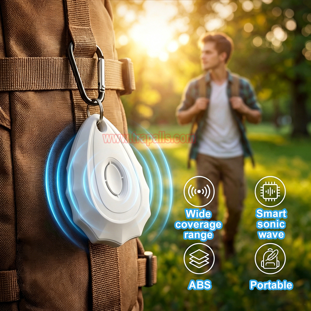 Outdoor Travel Portable Mosquito Flea Repellent for Dog Cat Human Ultrasonic Pest Repeller Ultrasonic Tick Repeller - Image 5