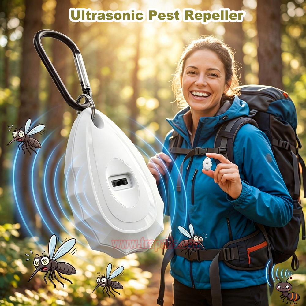 Outdoor Travel Portable Mosquito Flea Repellent for Dog Cat Human Ultrasonic Pest Repeller Ultrasonic Tick Repeller - Image 7