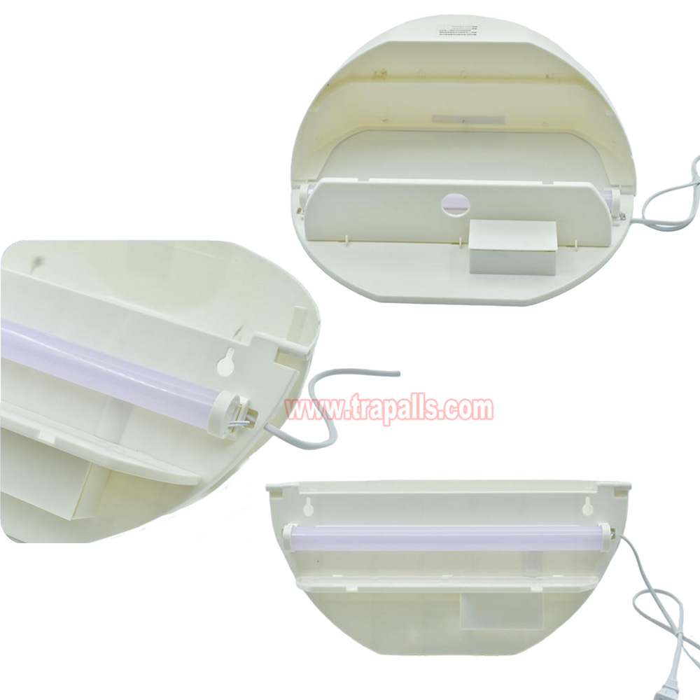 Indoor Home Plug in UV Light Flying Insect Trap with Glue Board Pest Catcher Mosquito Killer Lamp - Image 14