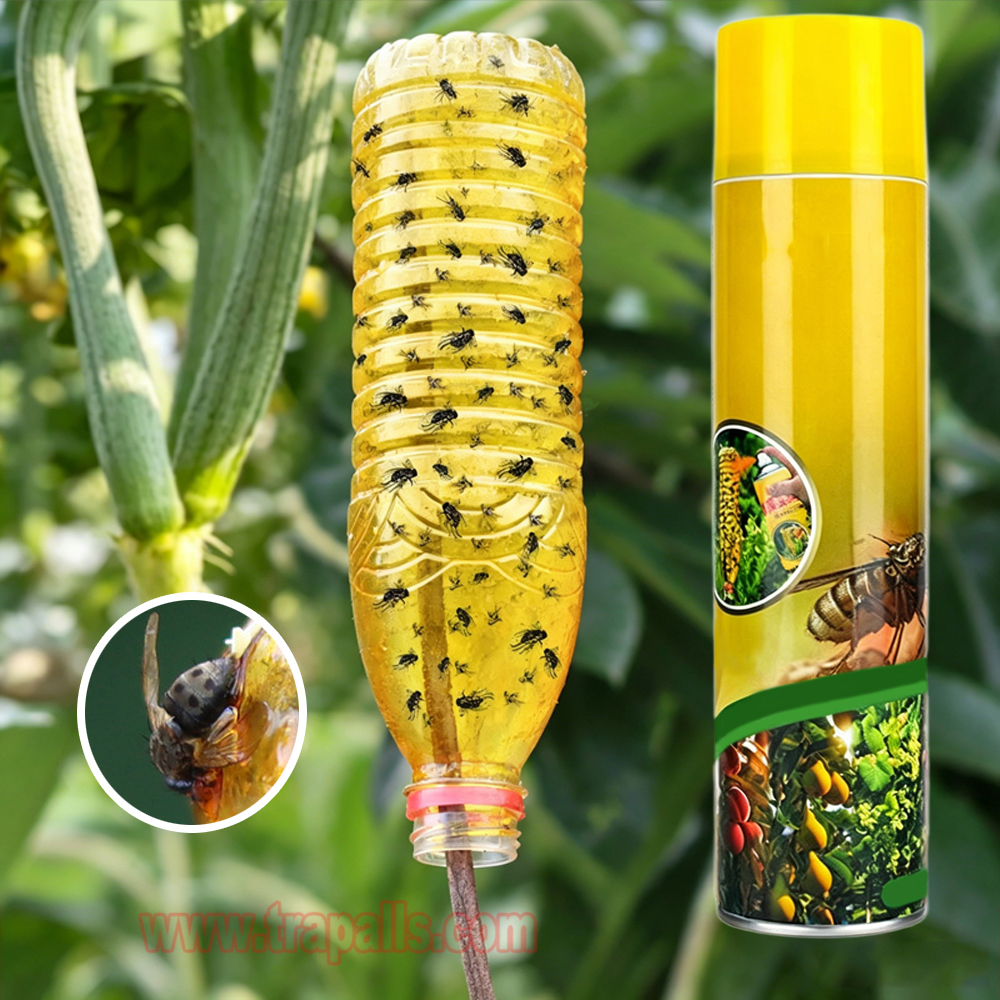 Garden Orchard Protection 850ml Fruit Fly Attractant Spray Sticky Melon Fruit Fly Trap - Image 7