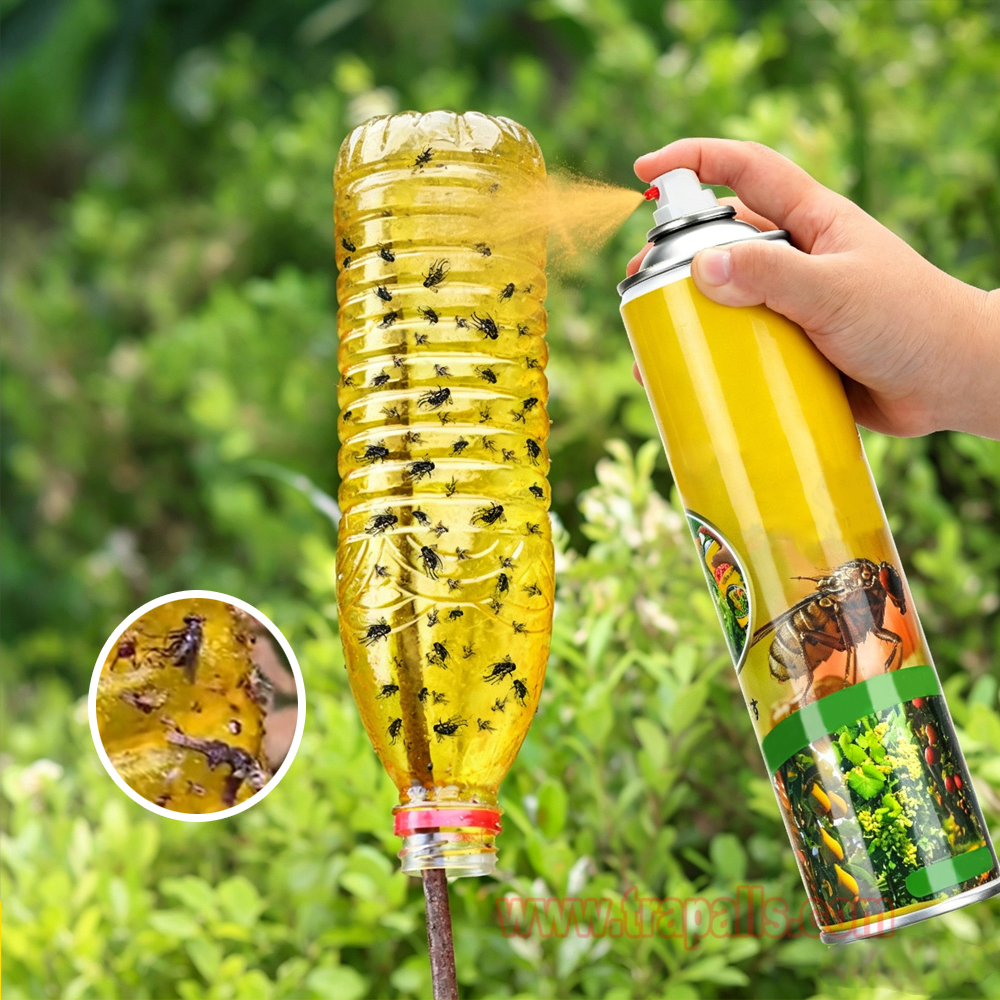 Garden Orchard Protection 850ml Fruit Fly Attractant Spray Sticky Melon Fruit Fly Trap - Image 8