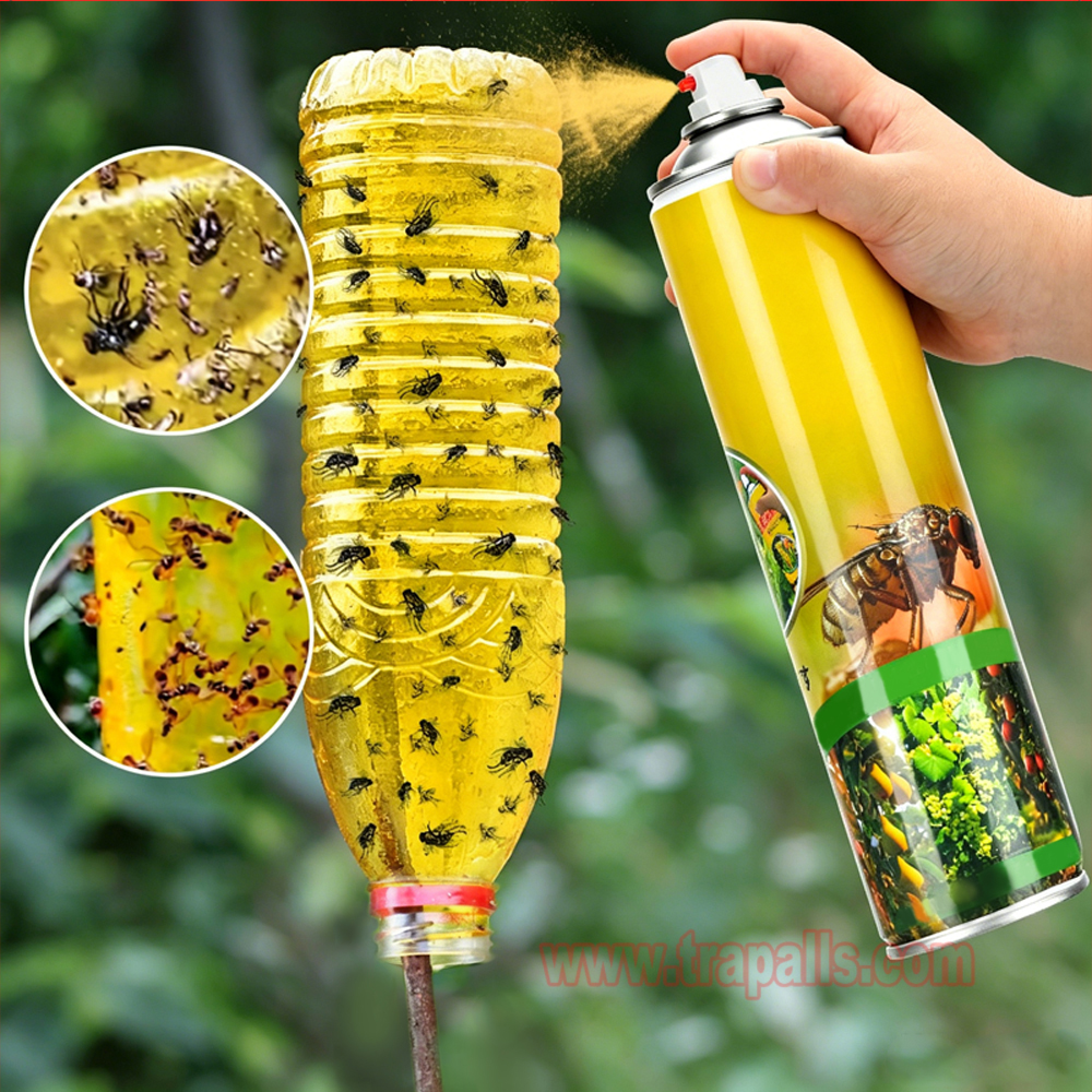 Garden Orchard Protection 850ml Fruit Fly Attractant Spray Sticky Melon Fruit Fly Trap - Image 10