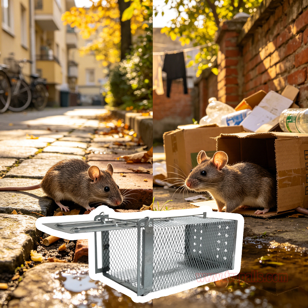 Humane Live Catch Mouse Trap Reusable Metal Cage with See-Saw Trigger Catch and Release Mouse Trap Cage - Image 13