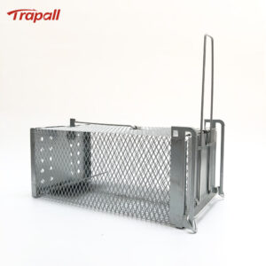 Humane Live Catch Mouse Trap Reusable Metal Cage with See-Saw Trigger Catch and Release Mouse Trap Cage