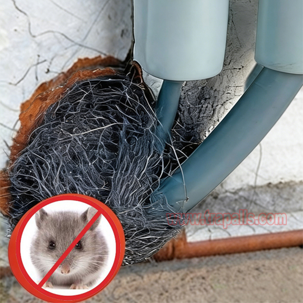Home Garden Pipe Waterproof Mice Blocker Rodent Control Rat Proofing Steel Wool for Sealing Cracks and Gaps - Image 2