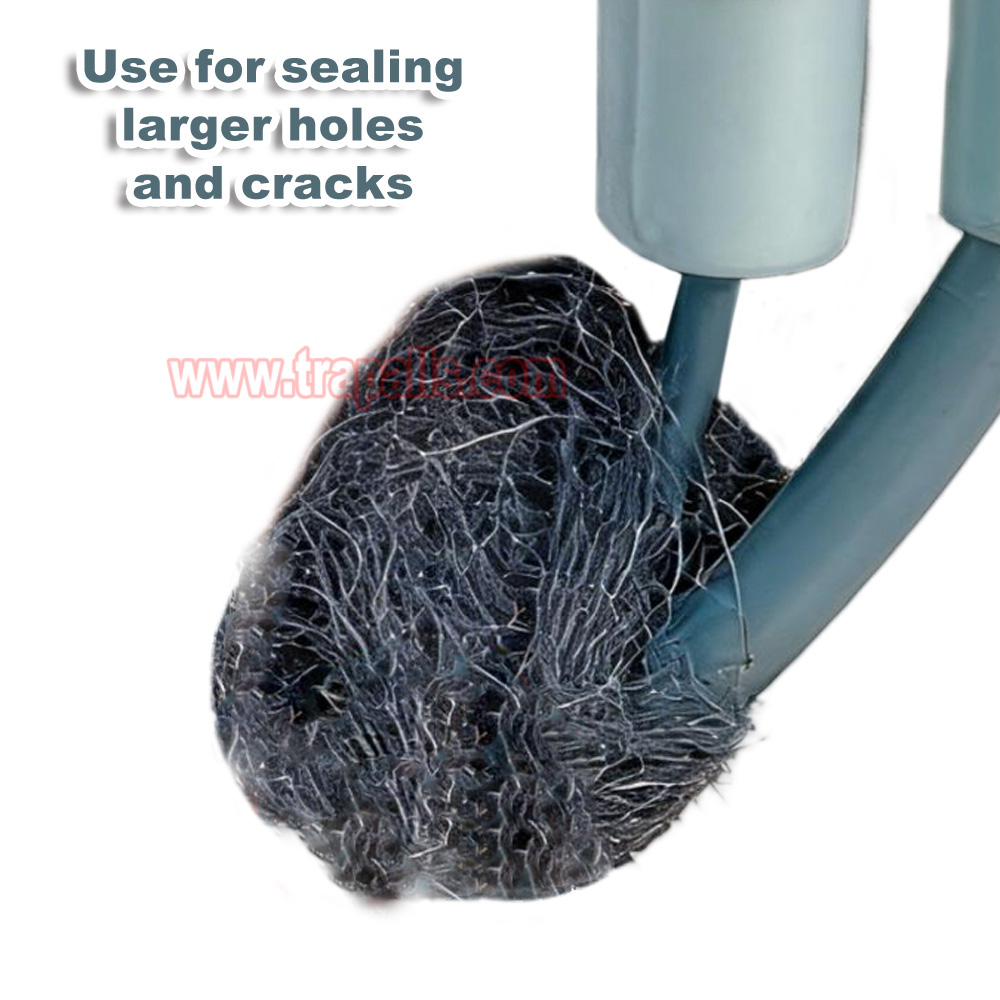 Home Garden Pipe Waterproof Mice Blocker Rodent Control Rat Proofing Steel Wool for Sealing Cracks and Gaps - Image 4