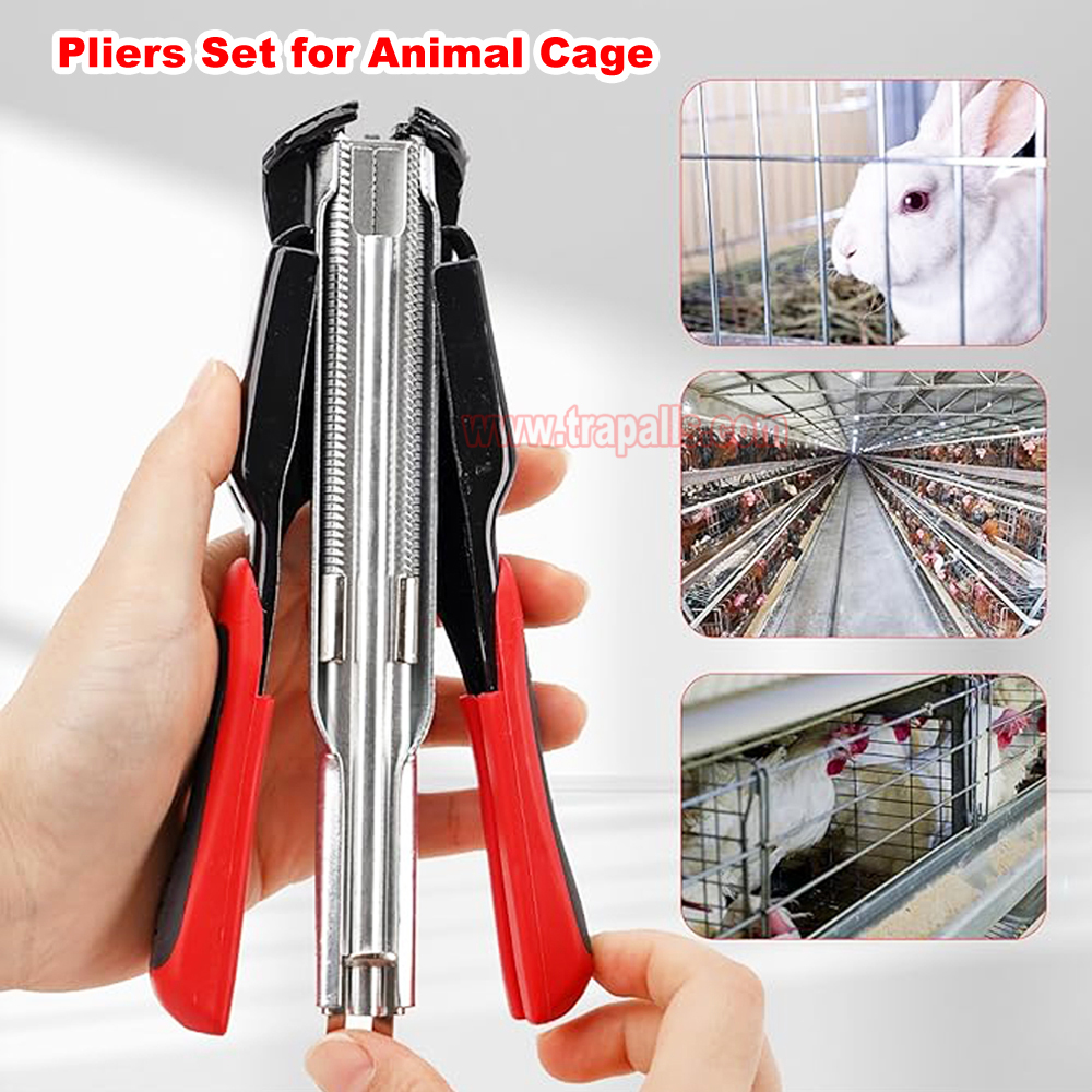 Garden Wire Fence Professional Fastening Tool Animal Pet Cage Automatic C-Ring Stapler C-type Pliers Kit - Image 14