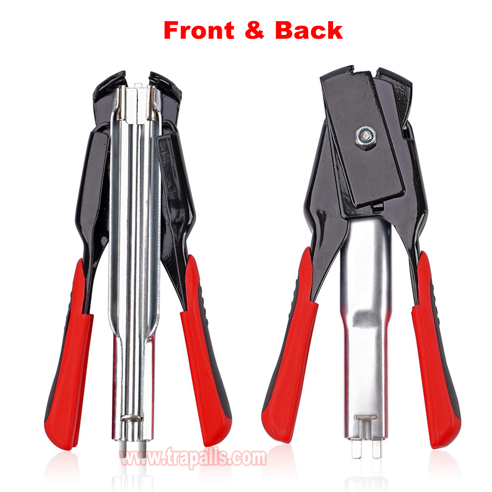 Garden Wire Fence Professional Fastening Tool Animal Pet Cage Automatic C-Ring Stapler C-type Pliers Kit - Image 7