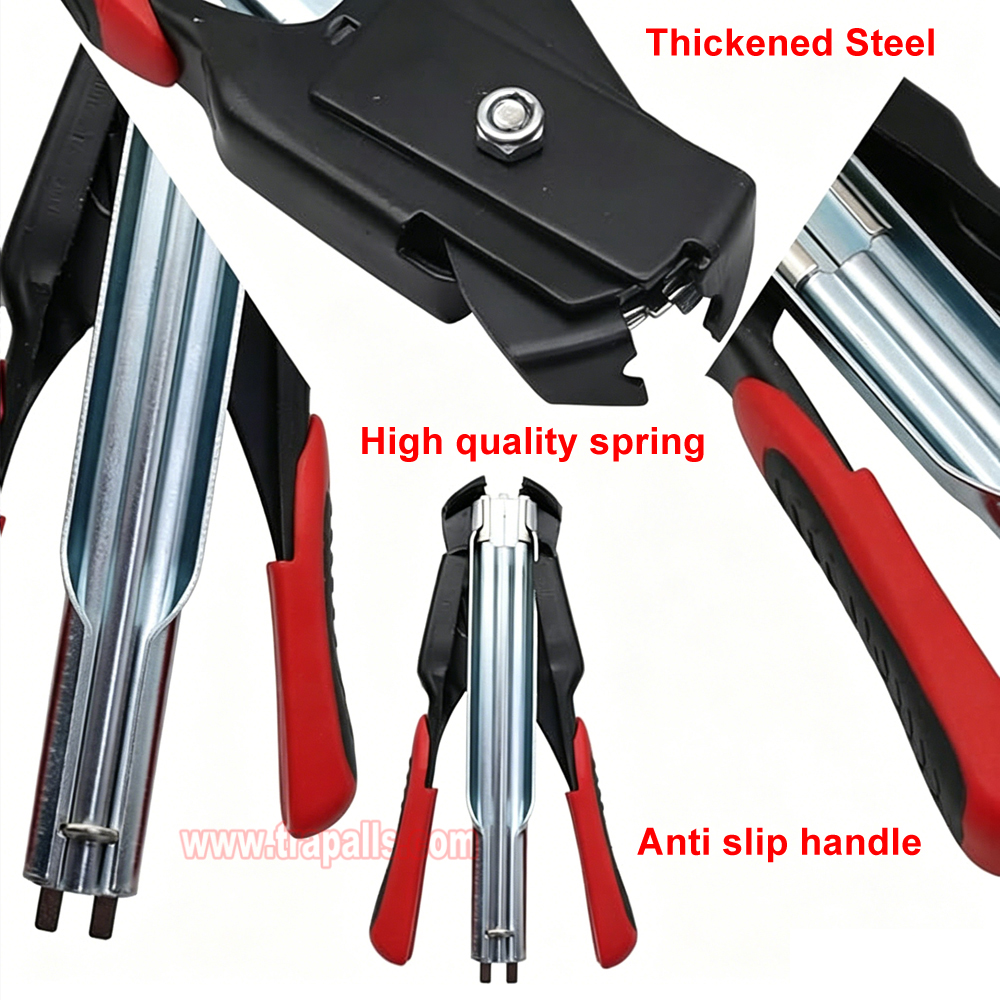 Garden Wire Fence Professional Fastening Tool Animal Pet Cage Automatic C-Ring Stapler C-type Pliers Kit - Image 10
