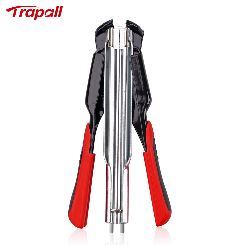 Garden Wire Fence Professional Fastening Tool Animal Pet Cage Automatic C-Ring Stapler C-type Pliers Kit