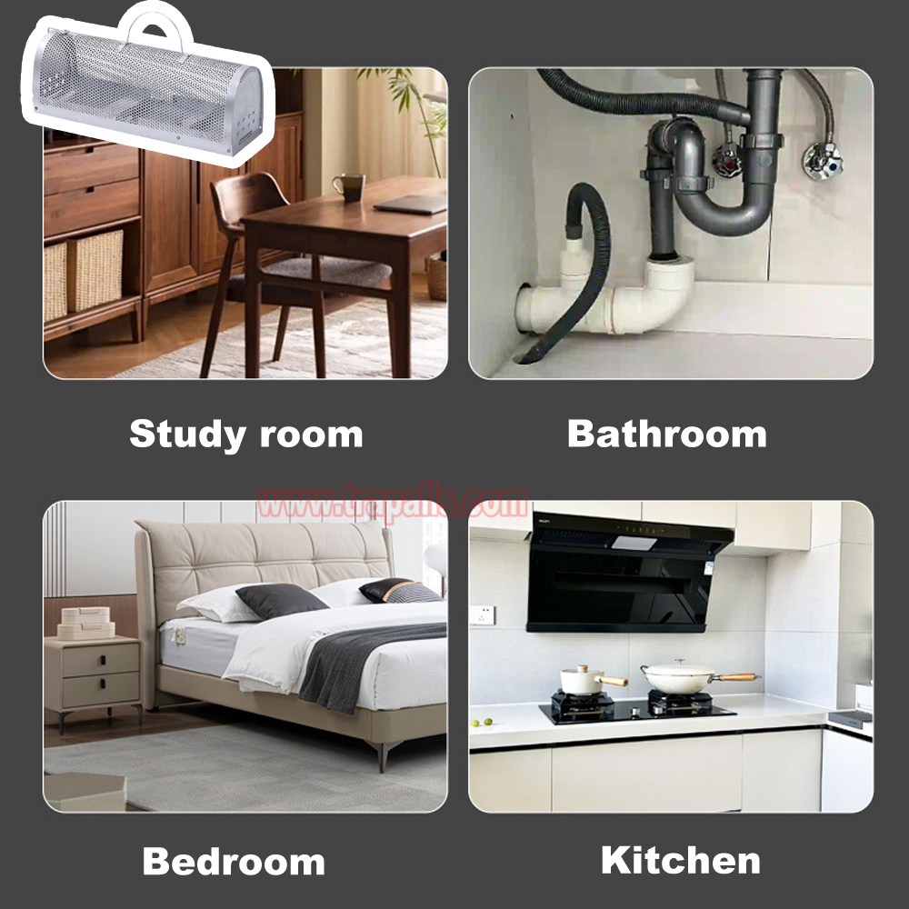 Indoor Warehouse Foldable with Carry Handle Humane Live Catch Rodent Sensitive Pedal Mouse Trap Cage - Image 12