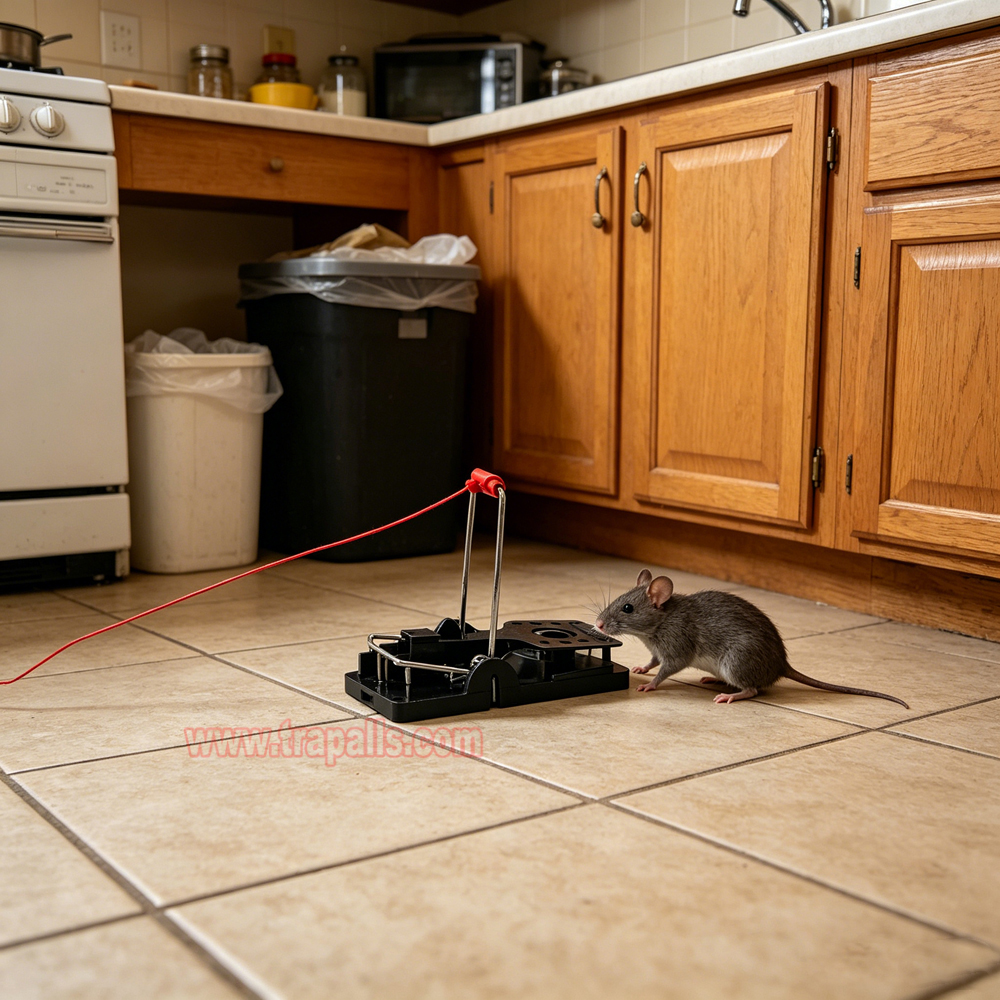 Indoor Warehouse Quick Humane Catcher Spring Trigger Mechanism Reusable Rodent Control Mouse Snap Trap - Image 12