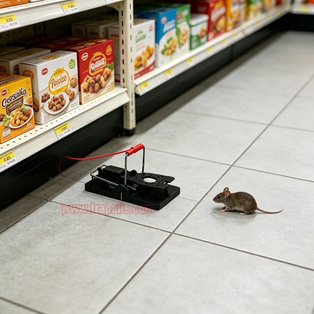 Indoor Warehouse Quick Humane Catcher Spring Trigger Mechanism Reusable Rodent Control Mouse Snap Trap - Image 11