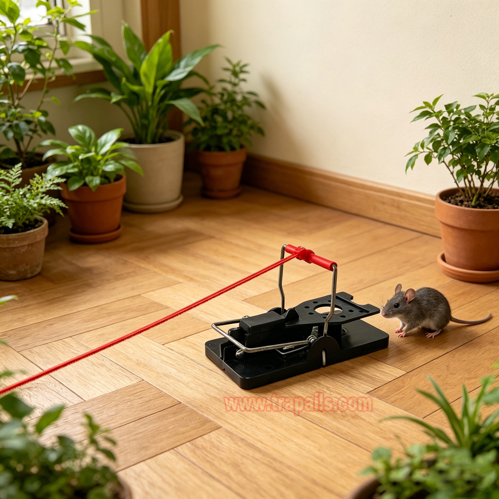 Indoor Warehouse Quick Catcher Spring Trigger Mechanism Reusable Rodent Control with Bait Mouse Snap Trap - Image 11