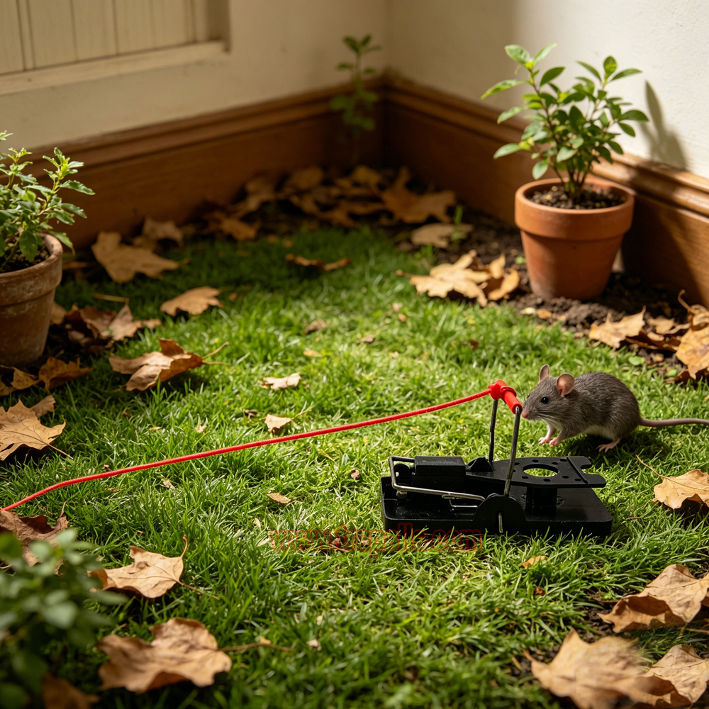 Indoor Warehouse Quick Catcher Spring Trigger Mechanism Reusable Rodent Control with Bait Mouse Snap Trap - Image 13