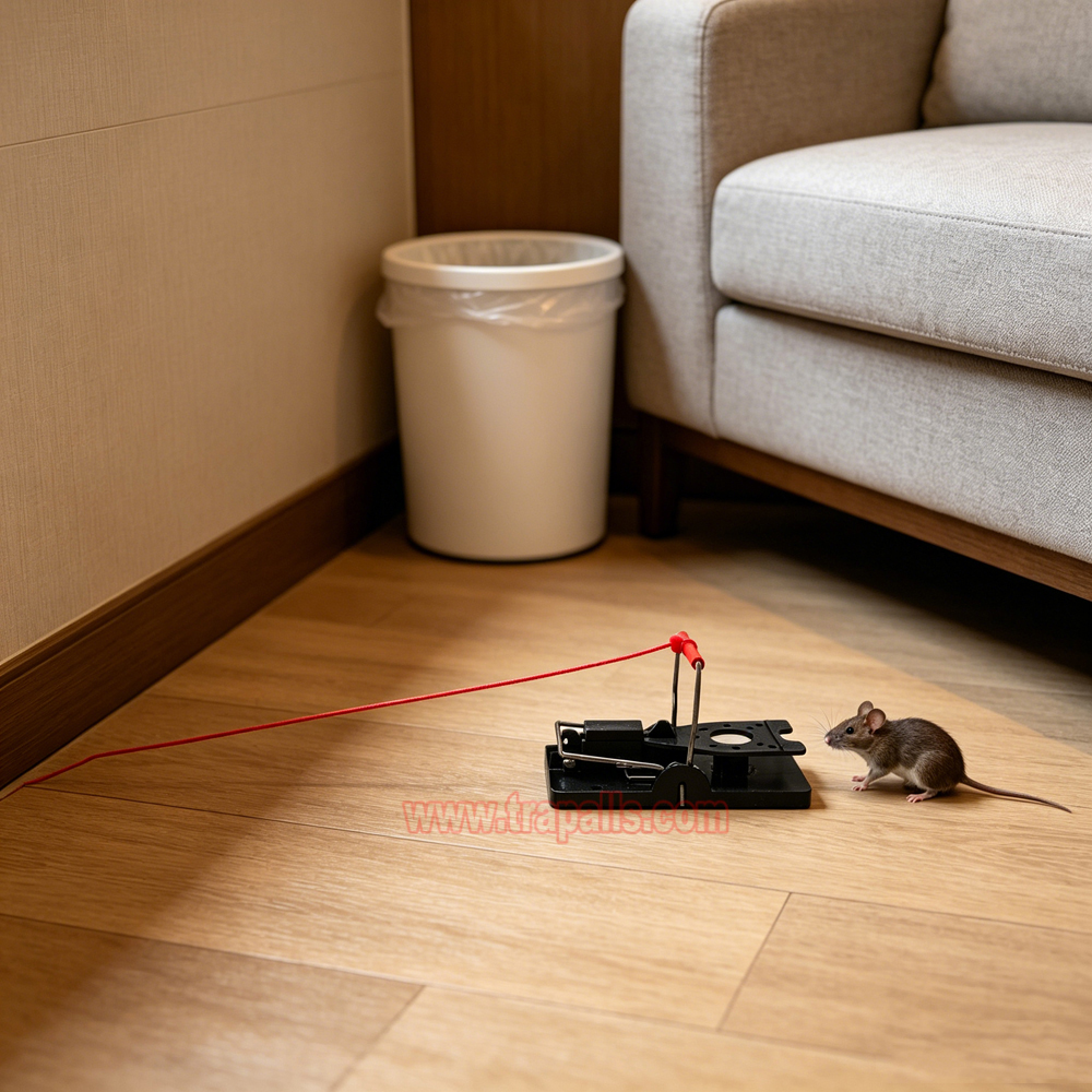 Indoor Warehouse Quick Catcher Spring Trigger Mechanism Reusable Rodent Control with Bait Mouse Snap Trap - Image 14