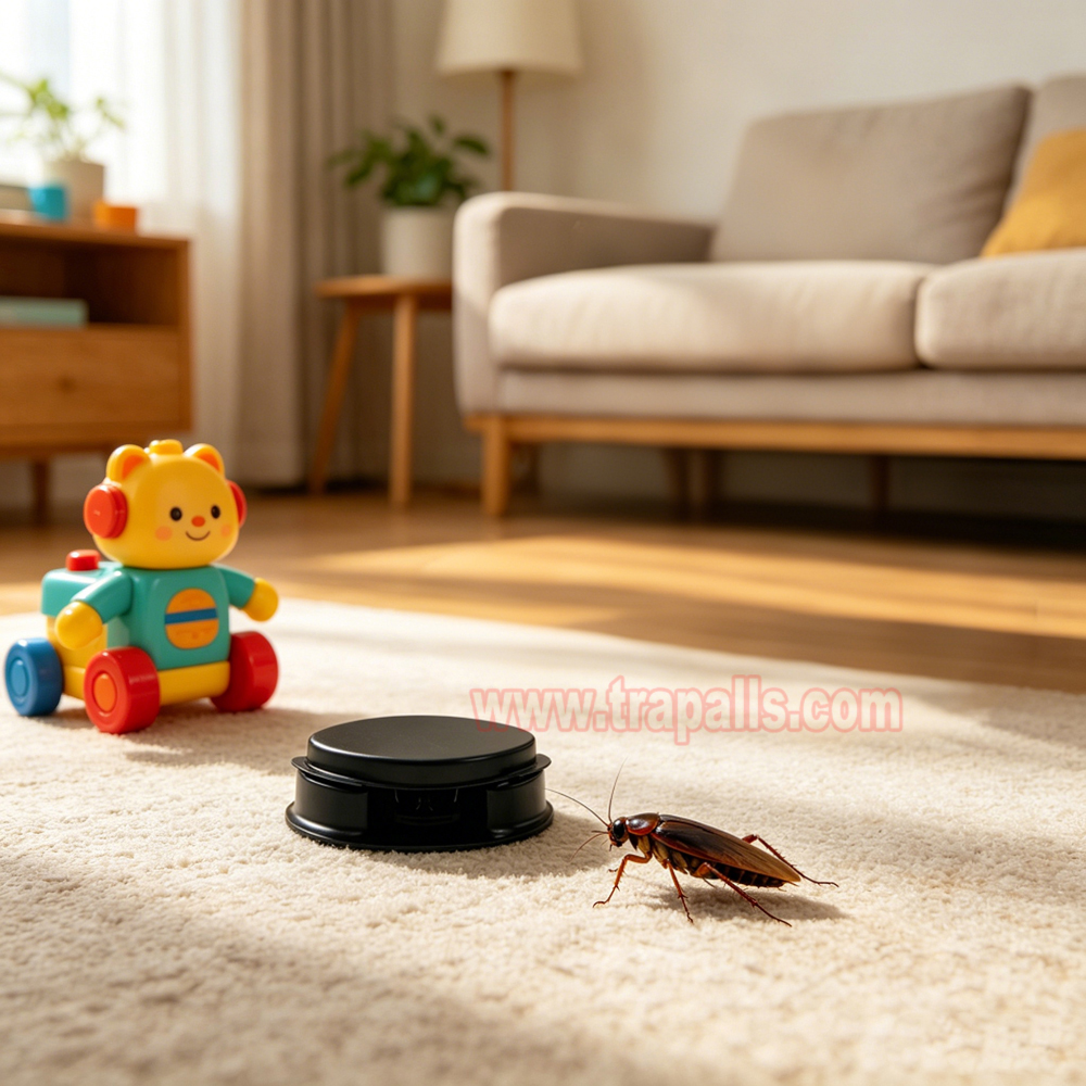 Indoor Kitchen Reusable Multiple Entrances Pest Control Roach Trap Cockroach Bait Station - Image 11