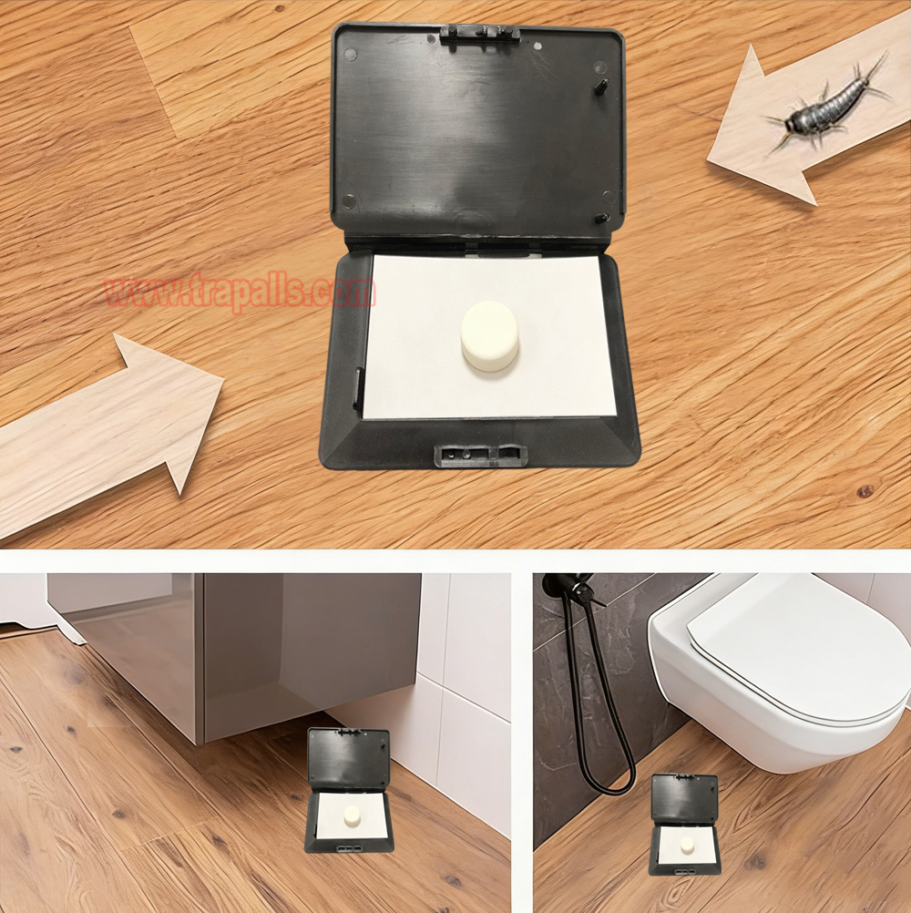 Indoor Floor Portable Glue Pest Control Trap Silverfish Bait Sticky Card Silverfish Trap - Image 4
