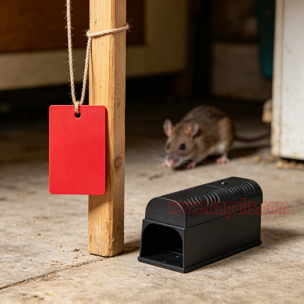 Outdoor Plastic Highly Visible Mark Pest Trap Lines Identify Mouse Bait Stations Trap Markers - Image 11