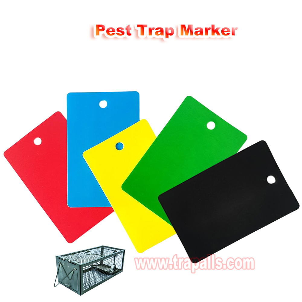 Outdoor Plastic Highly Visible Mark Pest Trap Lines Identify Mouse Bait Stations Trap Markers - Image 4