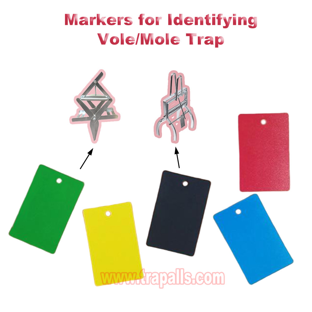 Outdoor Plastic Highly Visible Mark Pest Trap Lines Identify Mouse Bait Stations Trap Markers - Image 5