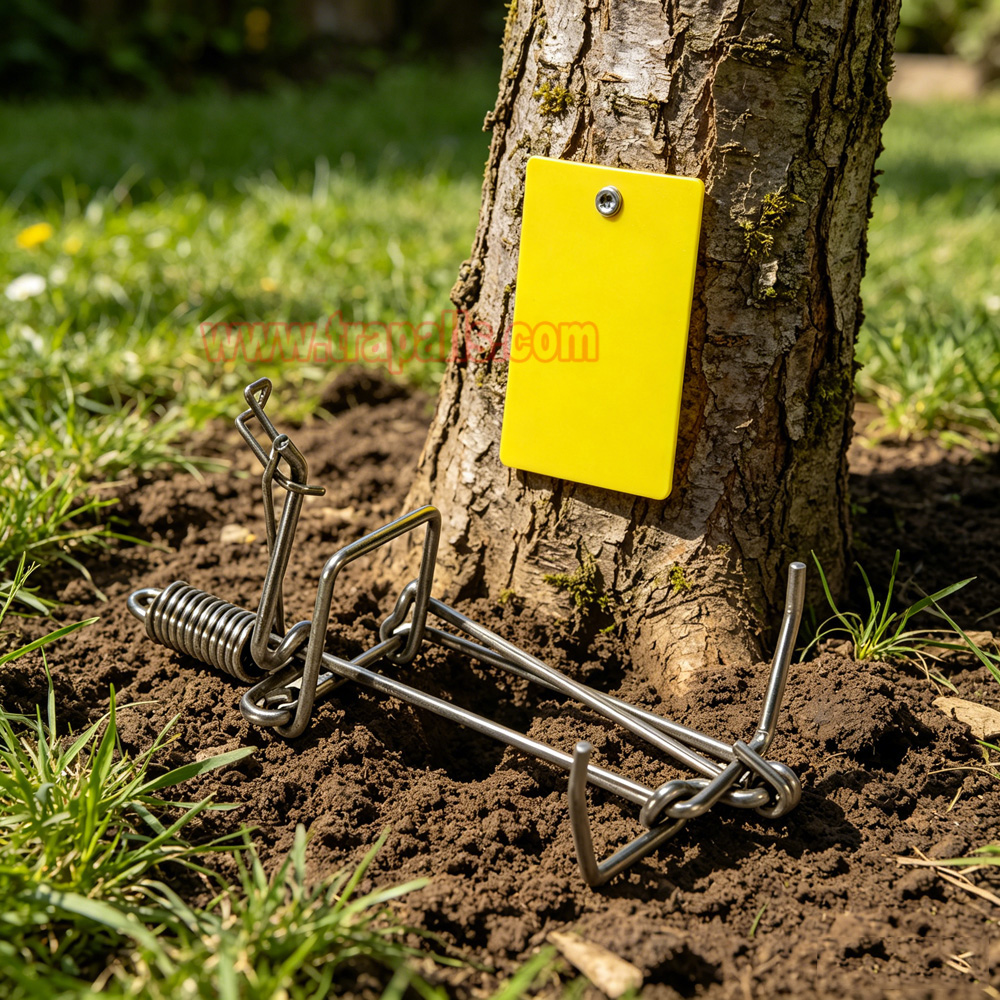Outdoor Plastic Highly Visible Mark Pest Trap Lines Identify Mouse Bait Stations Trap Markers - Image 6
