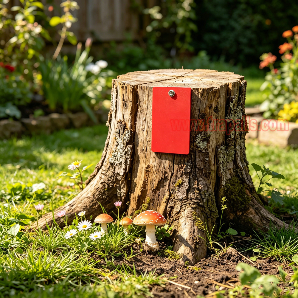 Outdoor Plastic Highly Visible Mark Pest Trap Lines Identify Mouse Bait Stations Trap Markers - Image 8