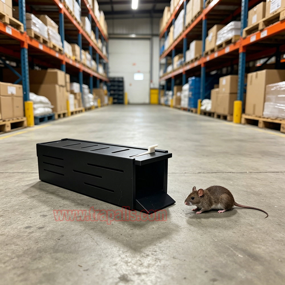 Indoor Warehouse Eco-Friendly Mice Trap with See Saw Mechanism Humane Live Catch Release Mouse Trap - Image 12