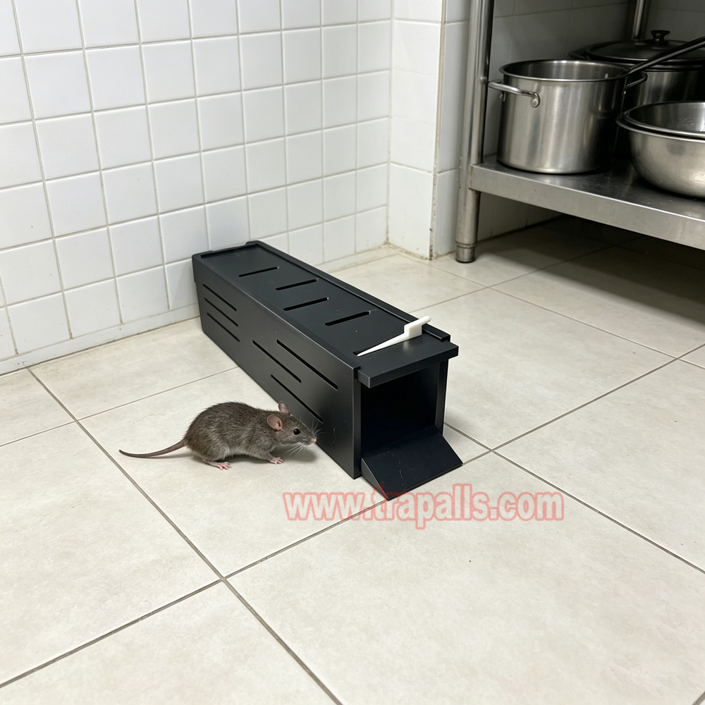 Indoor Warehouse Eco-Friendly Mice Trap with See Saw Mechanism Humane Live Catch Release Mouse Trap - Image 13