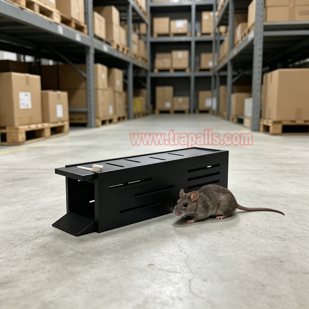 Indoor Warehouse Eco-Friendly Mice Trap with See Saw Mechanism Humane Live Catch Release Mouse Trap - Image 14