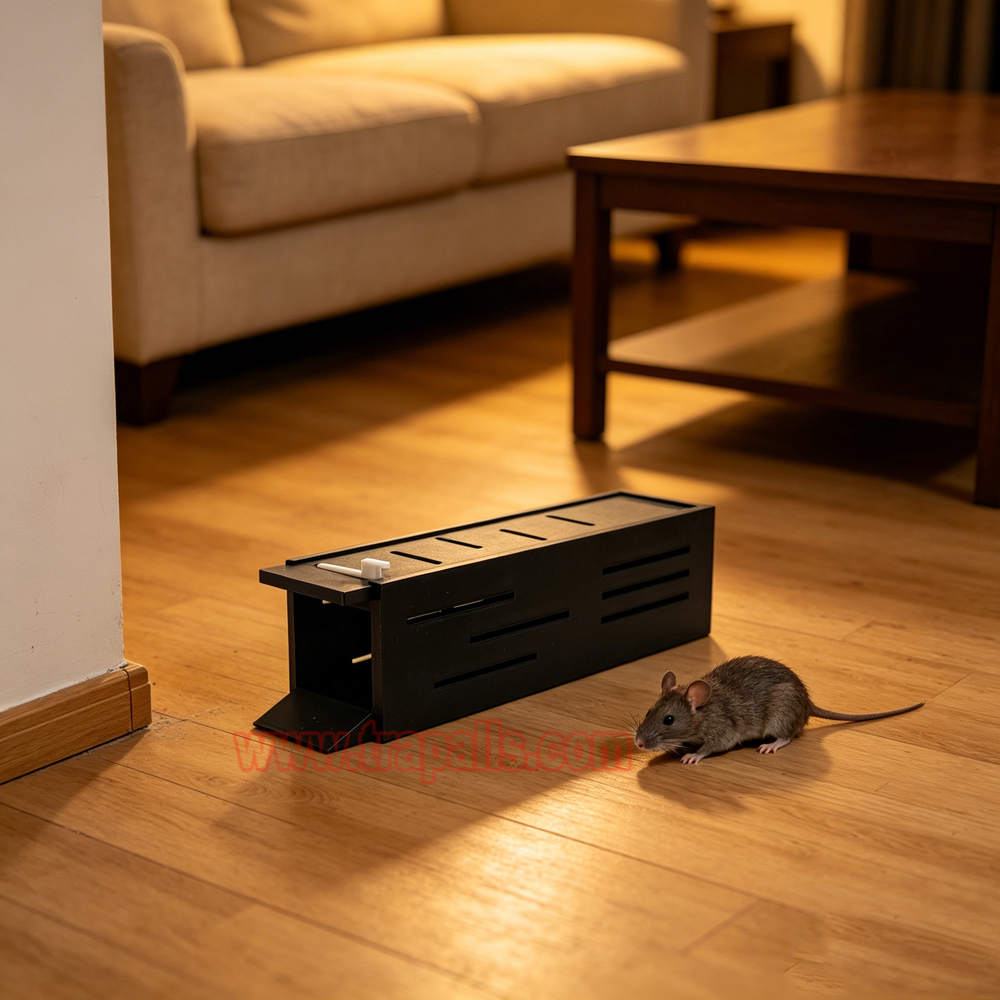 Indoor Warehouse Eco-Friendly Mice Trap with See Saw Mechanism Humane Live Catch Release Mouse Trap - Image 15