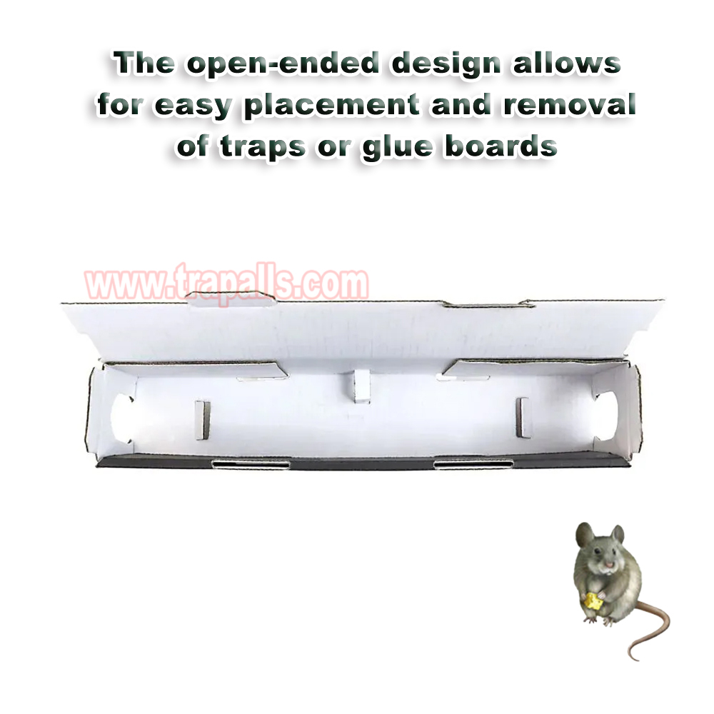 Indoor Warehouse Compatible with Snap Traps Glue Boards Tunnel Rodent Box Cardboard Mouse Bait Station - Image 7