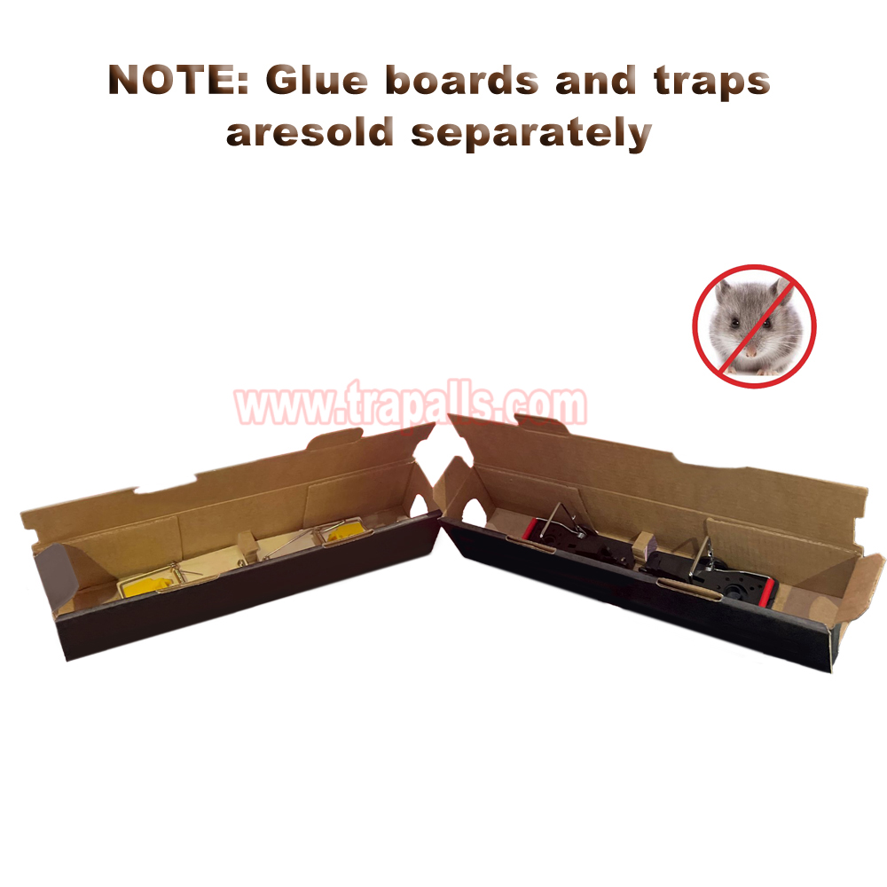 Indoor Warehouse Compatible with Snap Traps Glue Boards Tunnel Rodent Box Cardboard Mouse Bait Station - Image 9