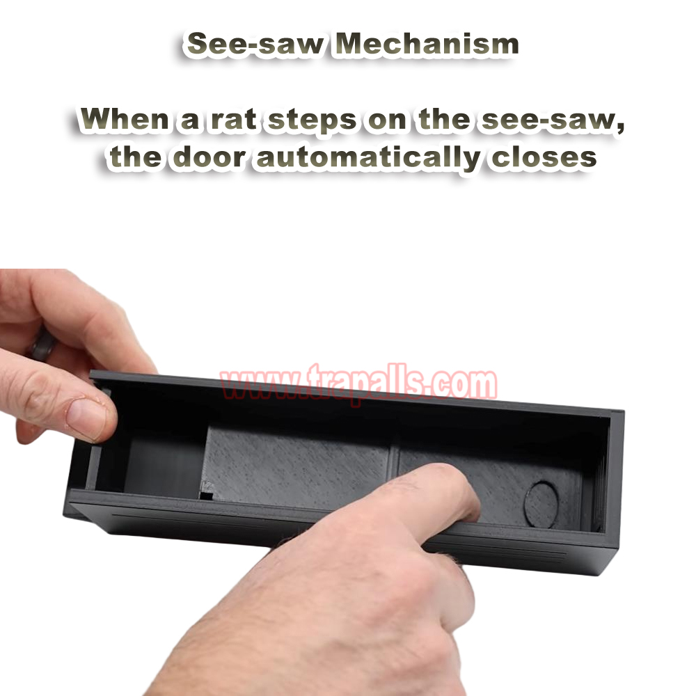 Indoor Warehouse Eco-Friendly Mice Trap with See Saw Mechanism Humane Live Catch Release Mouse Trap - Image 10