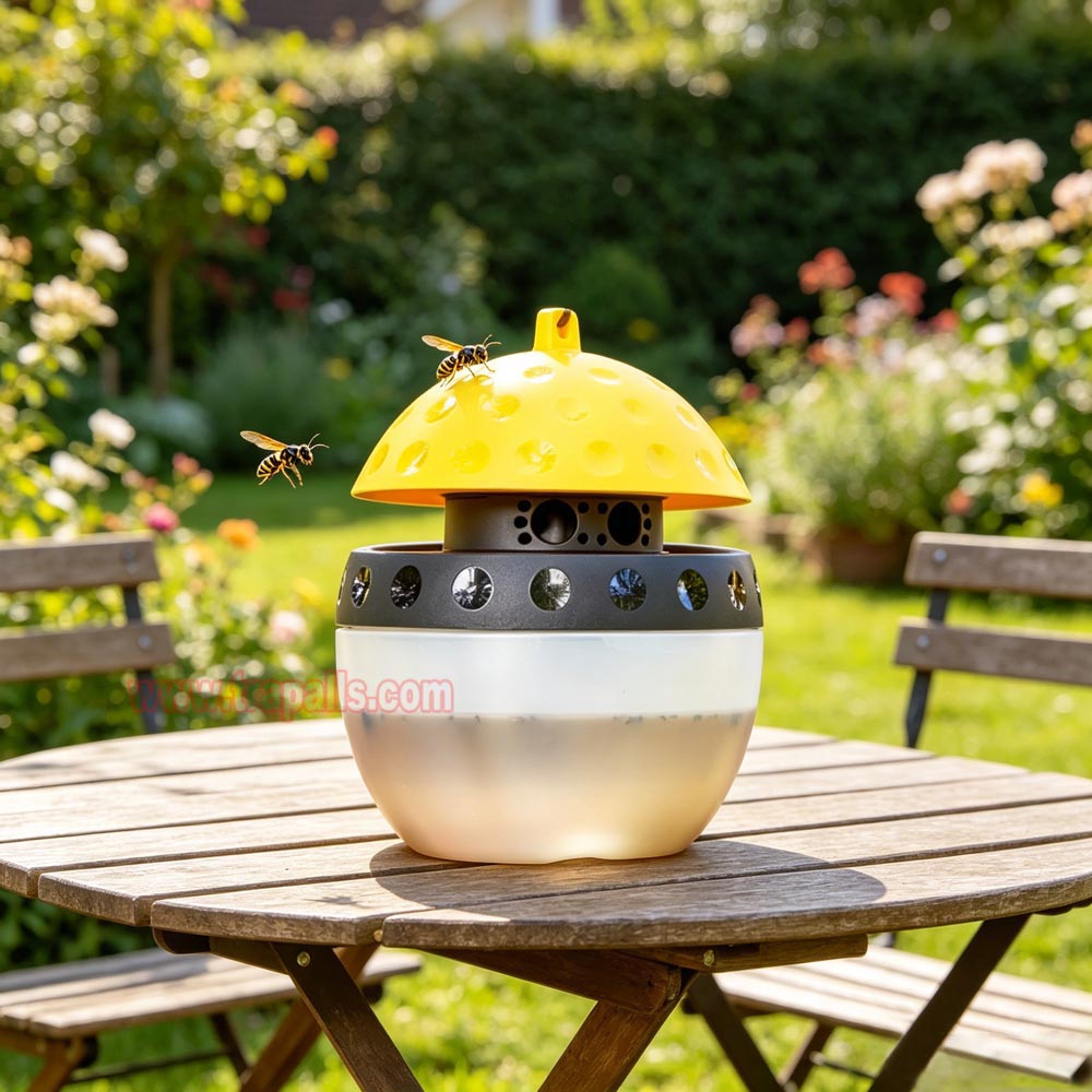Outdoor Garden Hanging Pest Trap Hornet Control Yellow Jacket Catcher Wasp Trap - Image 15