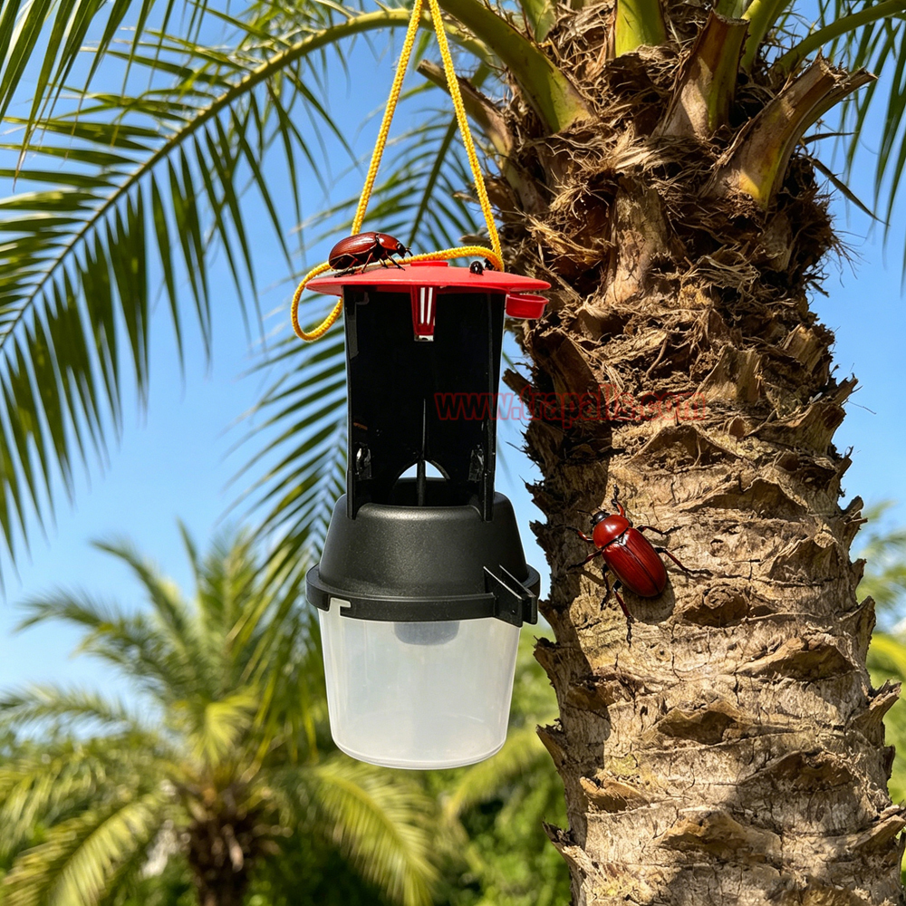 Outdoor Coconut Hanging Funnel Anti Escape Design Pest Control Rhynchophorus Ferrugineus Trap Red Palm Weevil Trap - Image 9