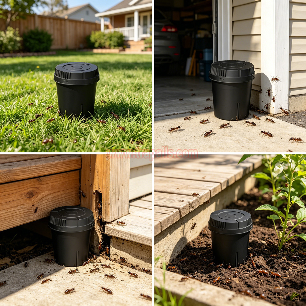 Outdoor Indoor Reusable Termite Catcher Pest Control Trap Termite Bait Station - Image 12