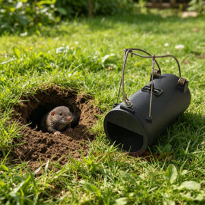 Garden Yard Heavy Duty Reusable Powerful Spring Quick Capture Rodent Control Vole Catcher Mole Tunnel Trap Mole Trap - Image 8