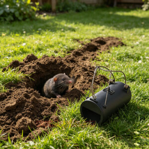 Garden Yard Heavy Duty Reusable Powerful Spring Quick Capture Rodent Control Vole Catcher Mole Tunnel Trap Mole Trap - Image 9