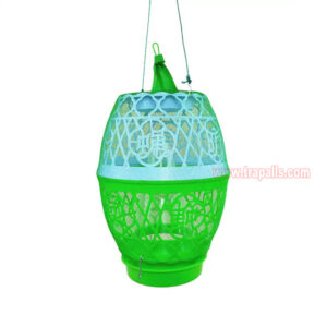 Outdoor Garden Reusable Escape-Proof Funnel Fly Catcher with Bait Tray Hanging Fly Trap Cage - Image 2